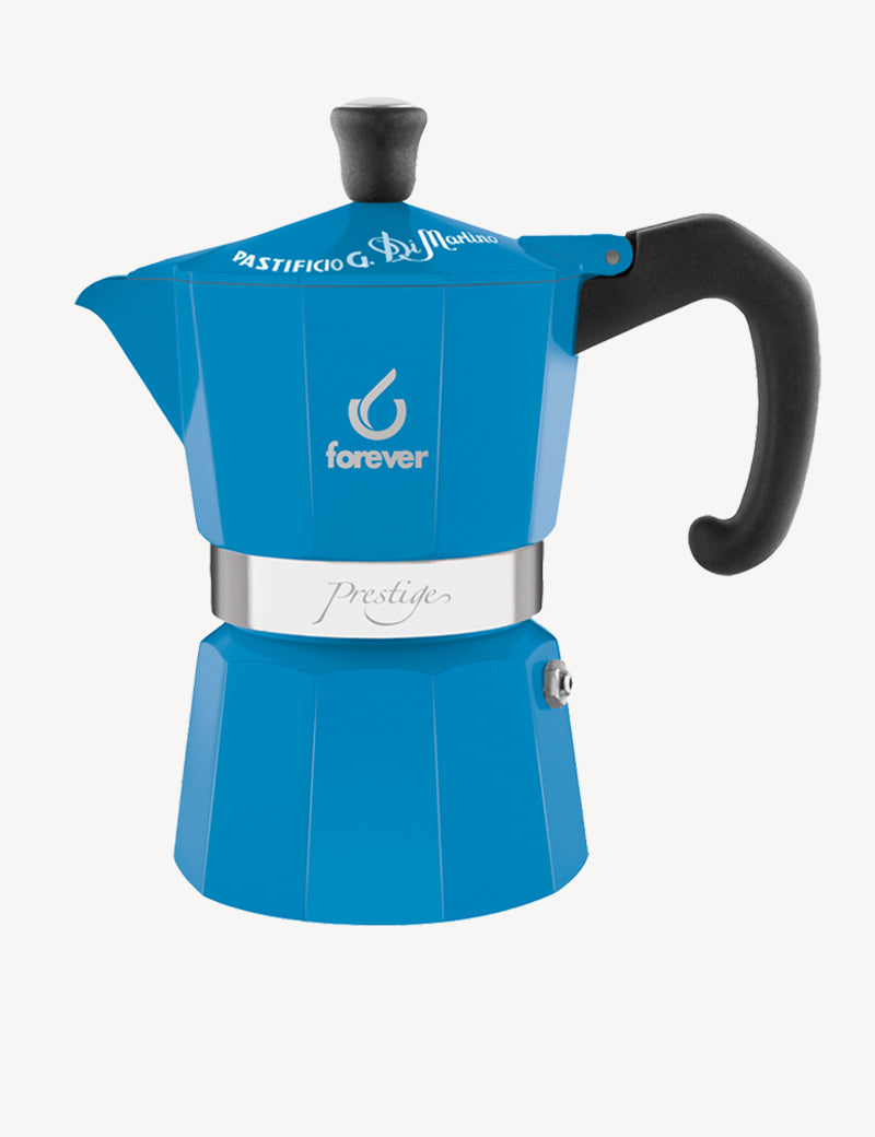 Moka Coffee Machine - Light Blue