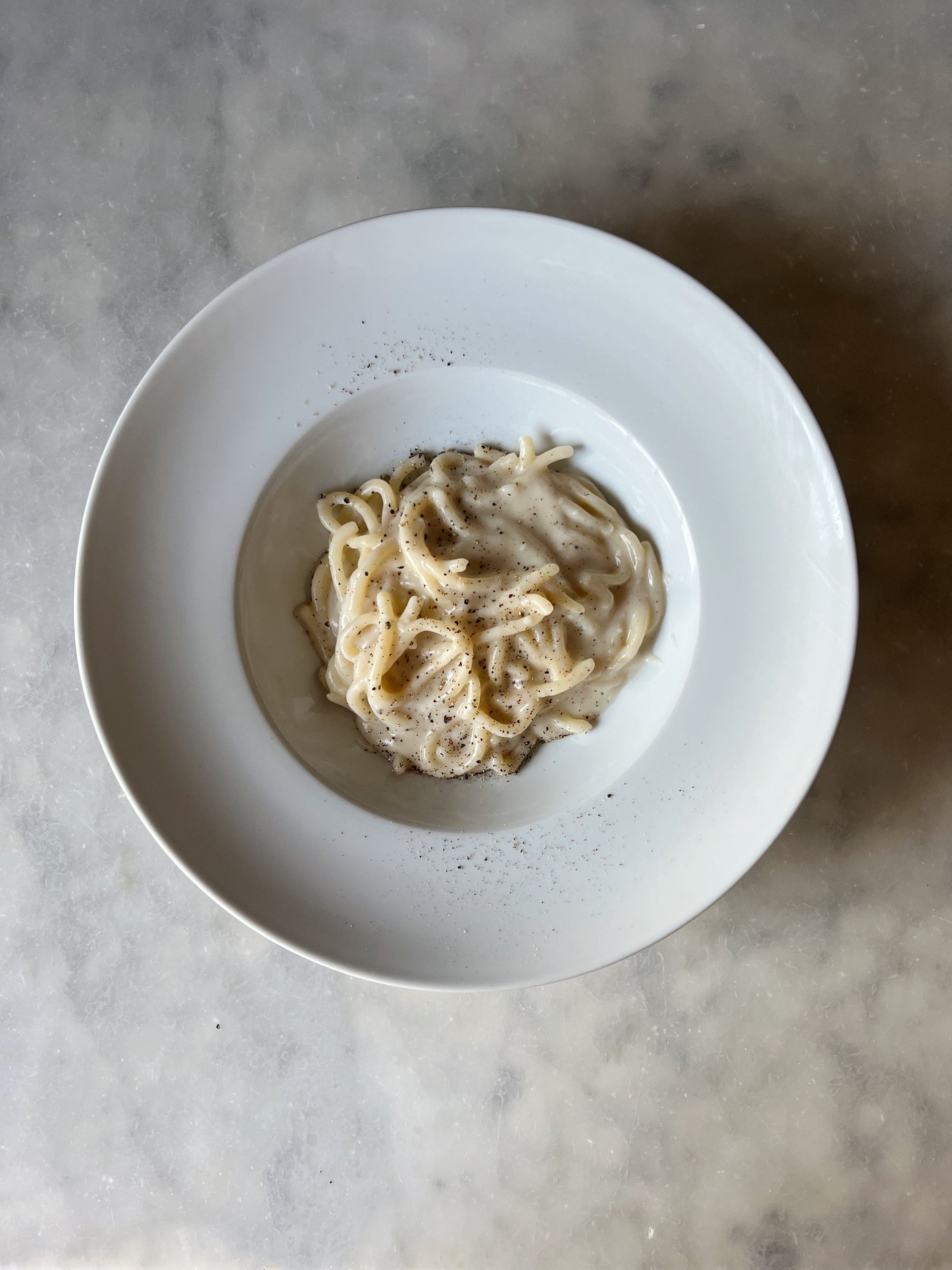 Bucatini Cacio e Pepe dello Chef Alessio Da Prato