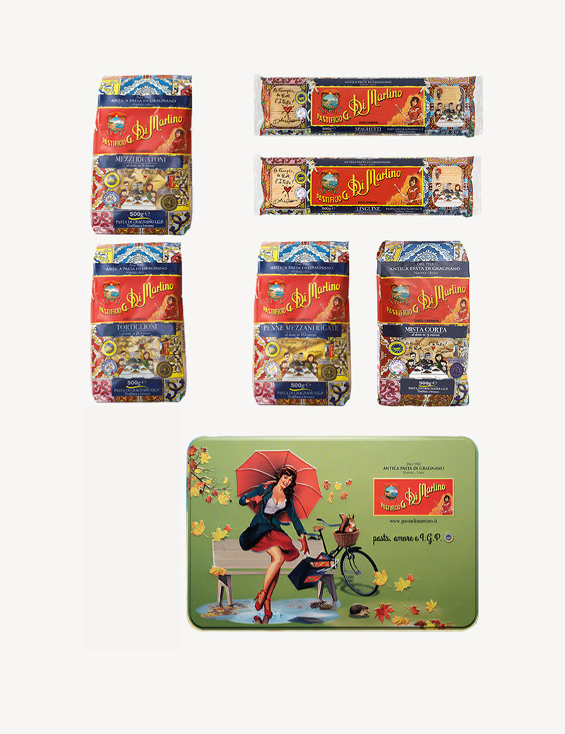 Autumn Pin-up tin box (classic shapes)